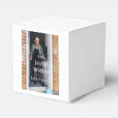 Joyful wishes add name photo man holidays year sim フェイバーボックス (裏面サイド)