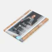 Joyful wishes add name photo man holidays year sim ポストイット (アングル)