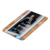 Joyful wishes add name photo man holidays year sim マグネット (左側)