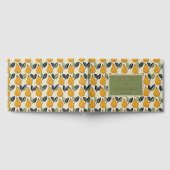 Joyful Yellow Botanical Pear Motive ゲストブック (全面)