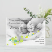 Joyous Arrival -ベビー告知カード 案内状 (スタンド正面)