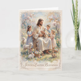 Joyous Easter Blessings Easter Card カード