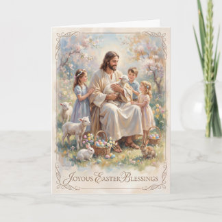 Joyous Easter Blessings Easter Card カード