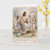 Joyous Easter Blessings Easter Card カード (黄色い花)