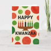 Joyous Kwanzaa カード (正面)