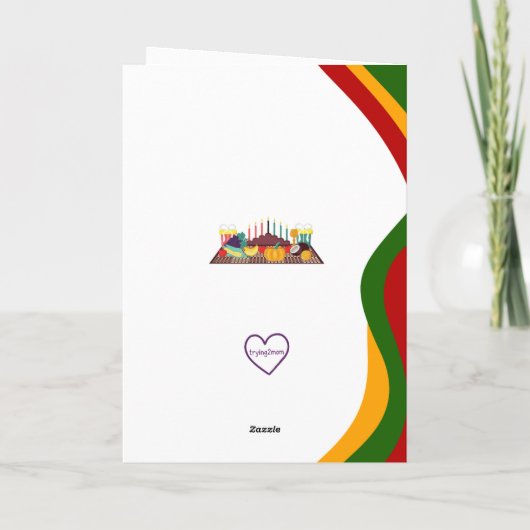 Joyous Kwanzaa シーズンカード (裏面)