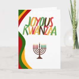 Joyous Kwanzaa シーズンカード