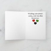 Joyous Kwanzaa シーズンカード (内部)