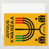 Joyous Kwanzaa シーズンカード (正面/裏面)