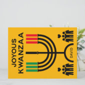 Joyous Kwanzaa シーズンカード (スタンド正面)