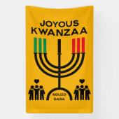 Joyous Kwanzaa 横断幕 (縦)