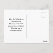 Joyous Pascha Lamb, Red Eggs and Cross ポストカード (裏面)