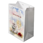 Joyous Pascha Lamb, Red Eggs and Cross ミディアムペーパーバッグ (裏面アングル)