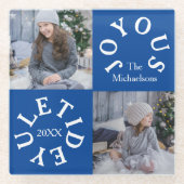 Joyous Yuletide 2 Photo ガラスコースター (正面)