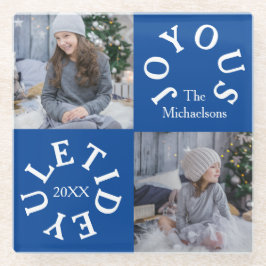 Joyous Yuletide 2 Photo ガラスコースター