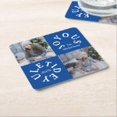 Joyous Yuletide 2 Photo スクエアペーパーコースター (アングル)