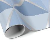 Joyoux Noel Christmas Blue Wrapping Paper ラッピングペーパー (ロールコーナー)