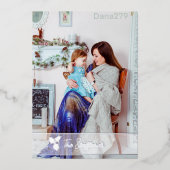 Joyoux Noel Opaque Foil Holiday Card 箔シーズンカード (正面)
