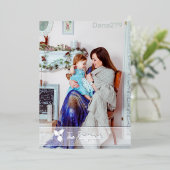 Joyoux Noel Opaque Foil Holiday Card 箔シーズンカード (立ち正面)