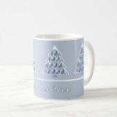 Joyoux Noel Powder Blue Christmas Coffee Mug コーヒーマグカップ (正面右)