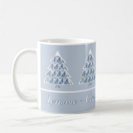 Joyoux Noel Powder Blue Christmas Coffee Mug コーヒーマグカップ