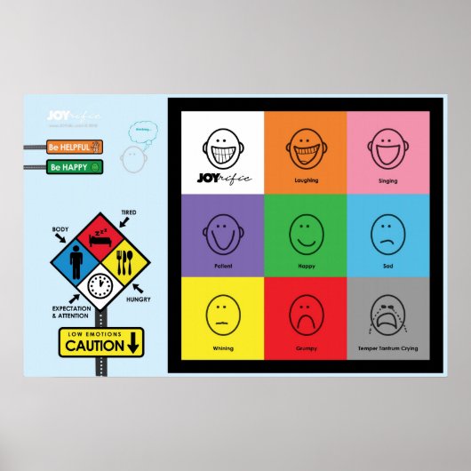 JOYrific姿勢表 ポスター (正面)