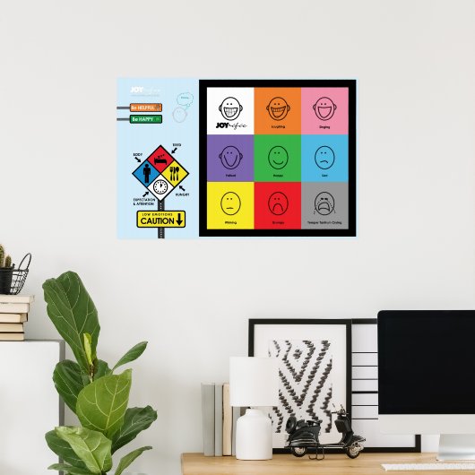 JOYrific姿勢表 ポスター (ホームオフィス)