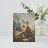 Joys of Motherhood Fragonard ポストカード (スタンド正面)
