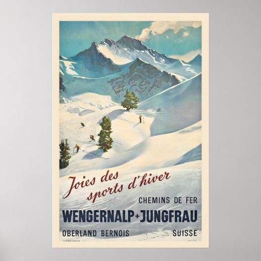 Joys of Winter Sports - Wengernalp Jungfrau ポスター (正面)