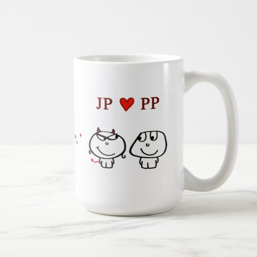 "JPハートPPイギリス" コーヒーマグカップ (右)