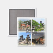 JP0017アジア,日本,京都,冷蔵庫 マグネット (正面/裏面)