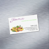 JP+ 磁石の新鮮な果物の紫色のロゴ(カスタマイズ) マグネット名刺 (インサイチュ)