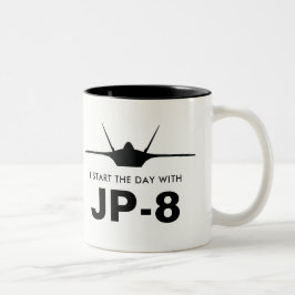 JP-8 Raptor F-22 Mugで一日をスタート ツートーンマグカップ