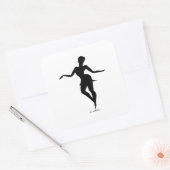 JP MAROU Activewear Sticker | Dance Fitness Logo  スクエアシール (封筒)