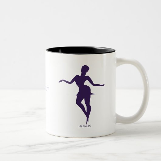 JP MAROU Dancing the night Away coffee mug ツートーンマグカップ (右)