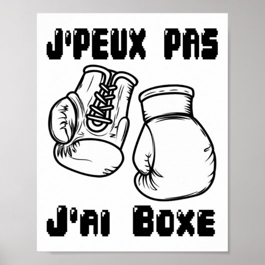 J'peux Pas J'ai Boxing - ボクシングギフトジャージ ポスター (正面)