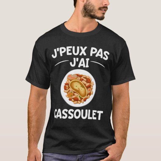 J'peux Pas J'ai Cassoulet Tシャツ (正面)