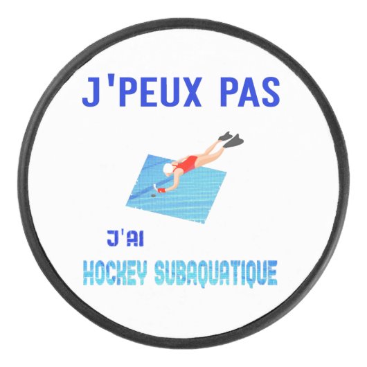 j'peux pas j'ai hockey subaquatique アイスホッケーパック (正面)