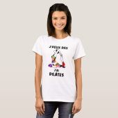 J'peux pas , j'ai pilates tシャツ (正面フル)