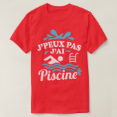 Jpeux Pas JAi Piscine Tシャツ (デザイン正面)