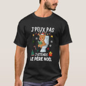J'peux pas J'attends Père Noël Tシャツ (正面)