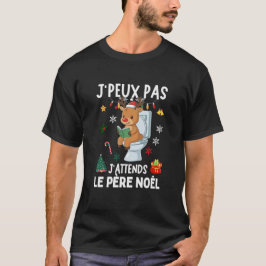 J'peux pas J'attends Père Noël Tシャツ