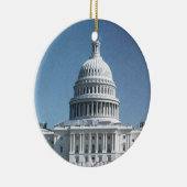 JPGからの国会議事堂のドームの穀物 セラミックオーナメント (右)