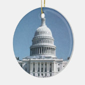 JPGからの国会議事堂のドームの穀物 セラミックオーナメント (左)