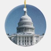 JPGからの国会議事堂のドームの穀物 セラミックオーナメント (裏面)