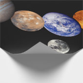 JPL惑星写真 太陽系モンタージュ ラッピングペーパー (角)