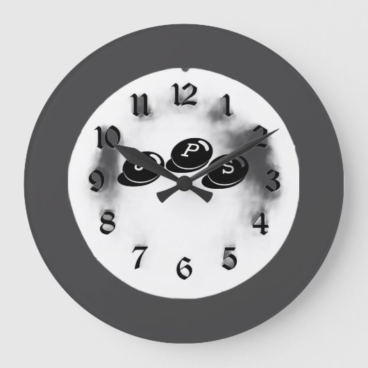 JPSブランド ラージ壁時計 (正面)