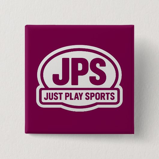 JPS 缶バッジ (正面)