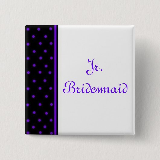 Jr.新婦付添人 缶バッジ (正面)