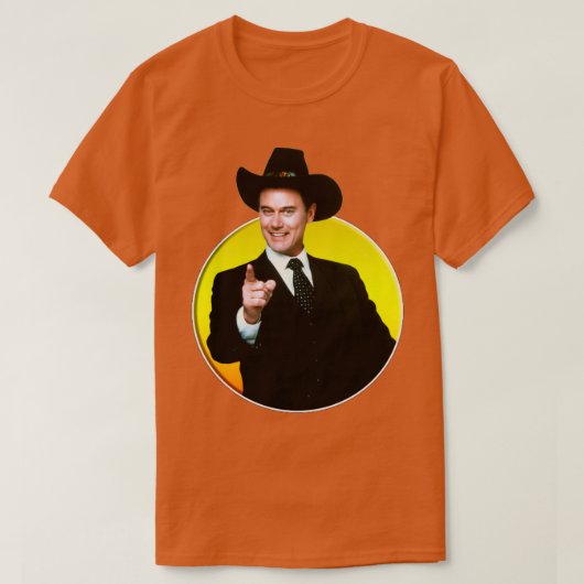 JR Ewing Want You Dallas T-shirt Tシャツ (デザイン正面)